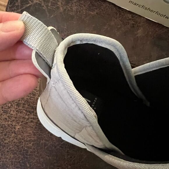 Marc Fisher Quilted Pull On Bootie Medium Grey - Picture 8 of 10